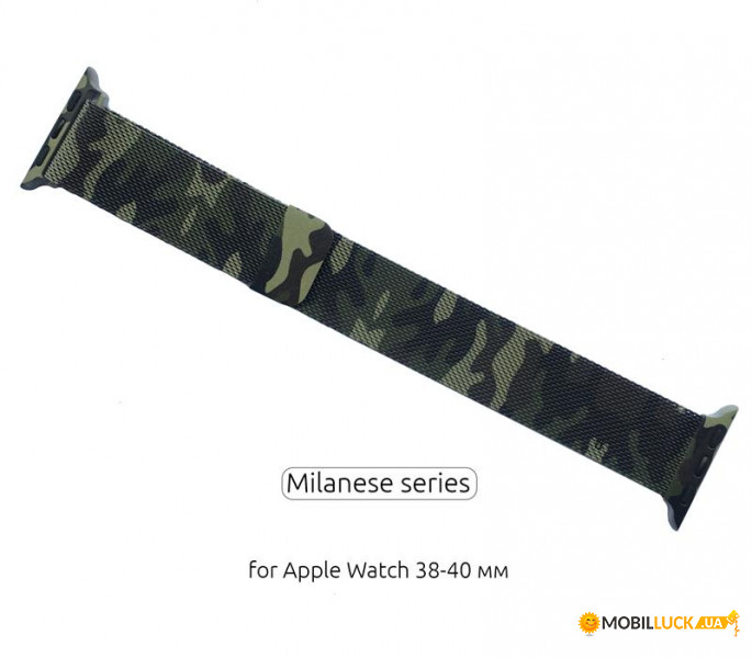   Armorstandart Milanese Loop  Apple Watch 38mm 40mm Military Green (ARM52957