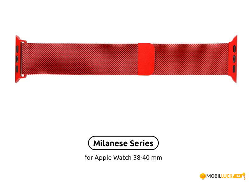   Armorstandart Milanese Loop  Apple Watch 38mm 40mm Red (ARM54383)