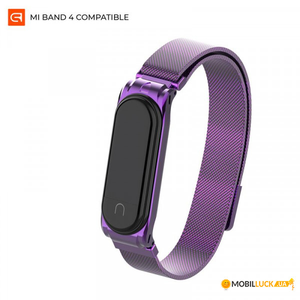   Armorstandart Milanese Magnetic Band  Xiaomi Mi Band 4 3 Purple (ARM55028)