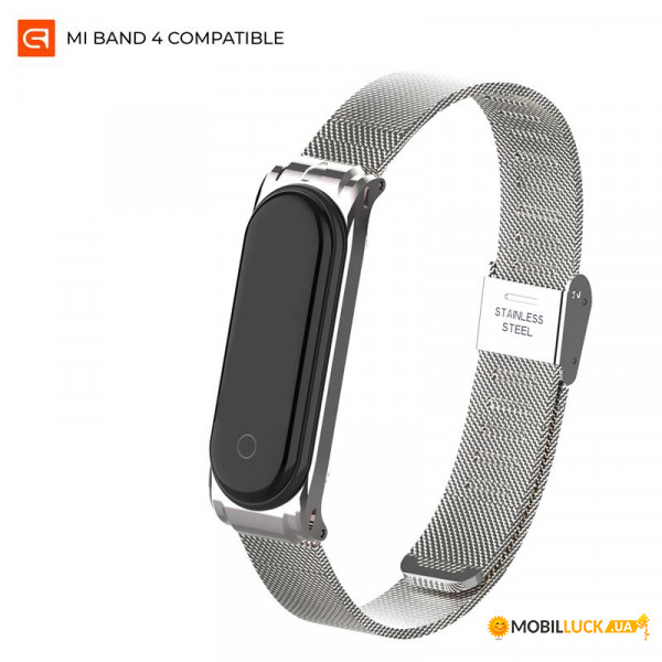   Armorstandart Milanese Band  Xiaomi Mi Band 4 3 Satin Silver (ARM55035)