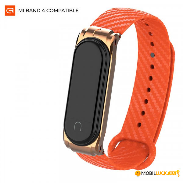   Armorstandart Carbon Series  Xiaomi Mi Band 4 3 Orange (ARM55197)