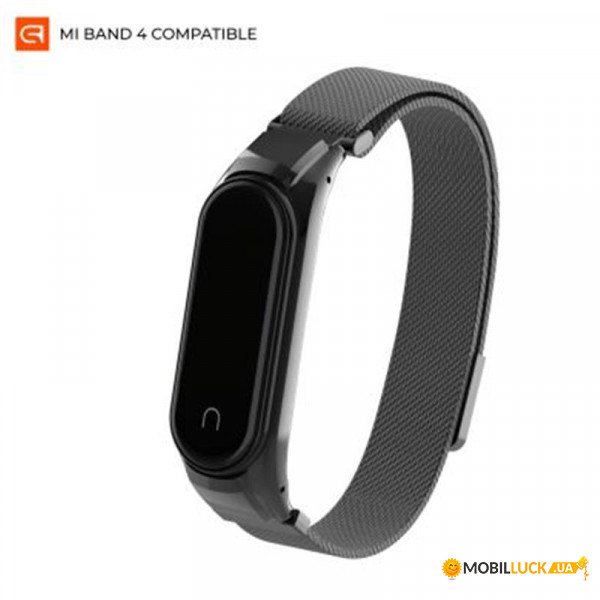   Armorstandart Milanese Magnetic Band  Xiaomi Mi Band 4 3 Black (ARM55540)