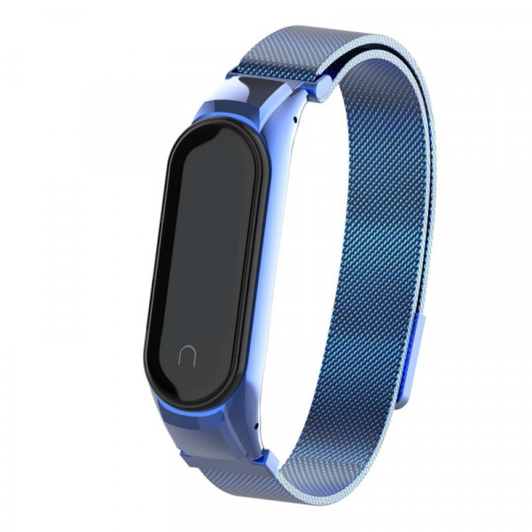   Armorstandart Metal Milanese Magnetic  Xiaomi Mi Band 3 4 Blue (ARM55914)