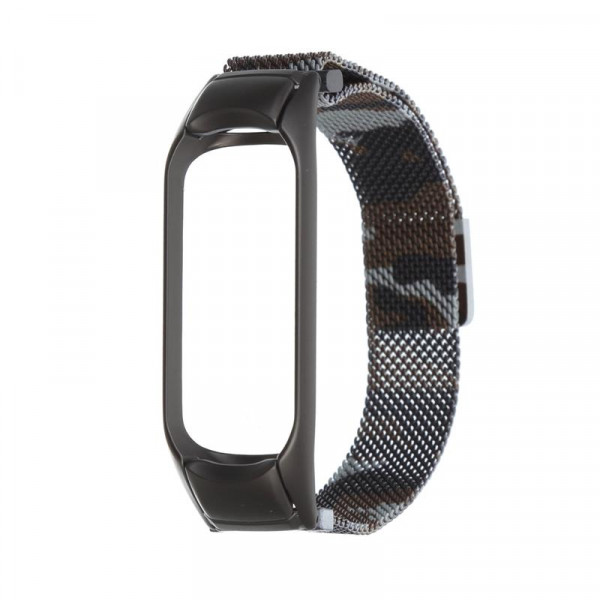   Armorstandart Metal Milanese Magnetic  Xiaomi Mi Band 3 4 Camo Brown