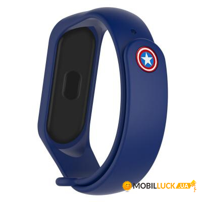  Armorstandart Superhero Edition Xiaomi Mi Band 5 Captain America Blue (ARM57108)