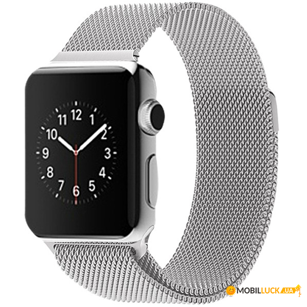  Apple Watch 42/44 mm Silver Milanese Loop