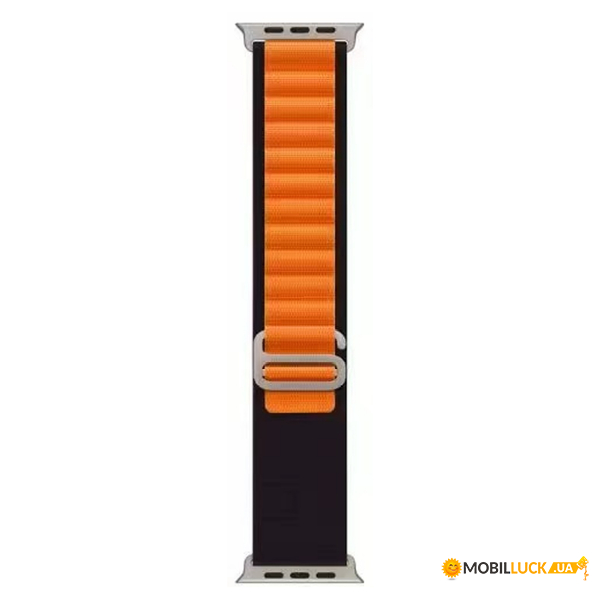   - Band Alpine Loop Apple Watch 38/40/41 mm Orange-Black (Alpin38-6.Orange-Black)