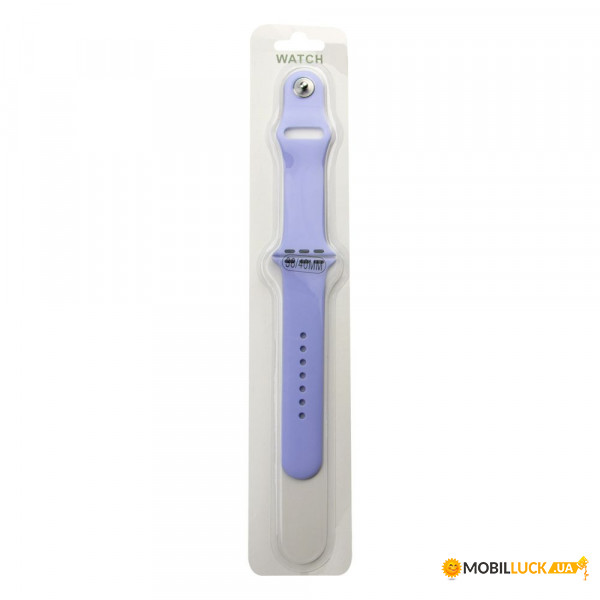    Band Silicone Classic Apple Watch 38/40/41 mm Lavender Purple (Classic38-7.LavenderPurple)