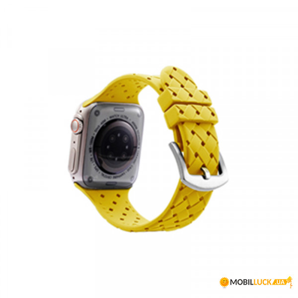    Band Grid Weave Apple Watch 42/44/45/49 mm Yellow (Grid42-3.Yellow)