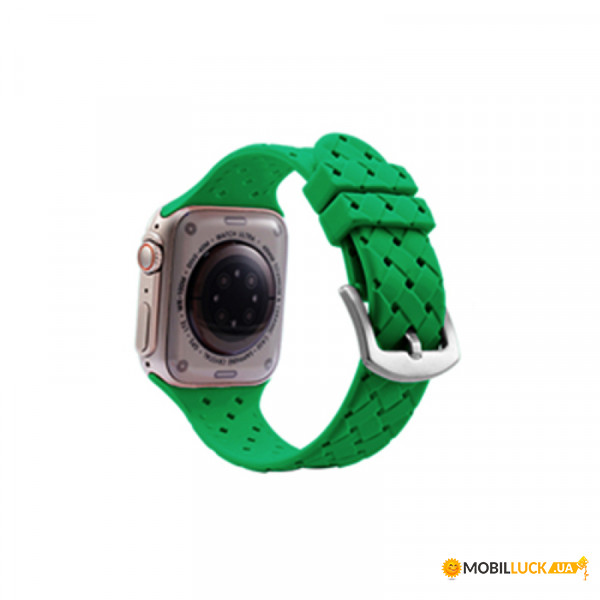    Band Grid Weave Apple Watch 42/44/45/49 mm Apple Green (Grid42-7.AppleGreen)