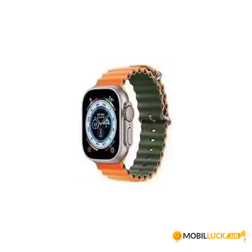   - Band Ocean two-tone Apple Watch 38/40/41 mm Orange-Khaki (Ocean38-23.Orange-Khaki)