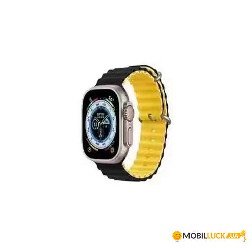   - Band Ocean two-tone Apple Watch 38/40/41 mm Black-Yellow (Ocean38-27.Black-Yellow)