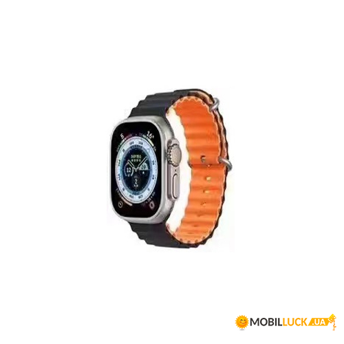   - Band Ocean two-tone Apple Watch 38/40/41 mm Midnight-Orange (Ocean38-34.Midnight-Orange)