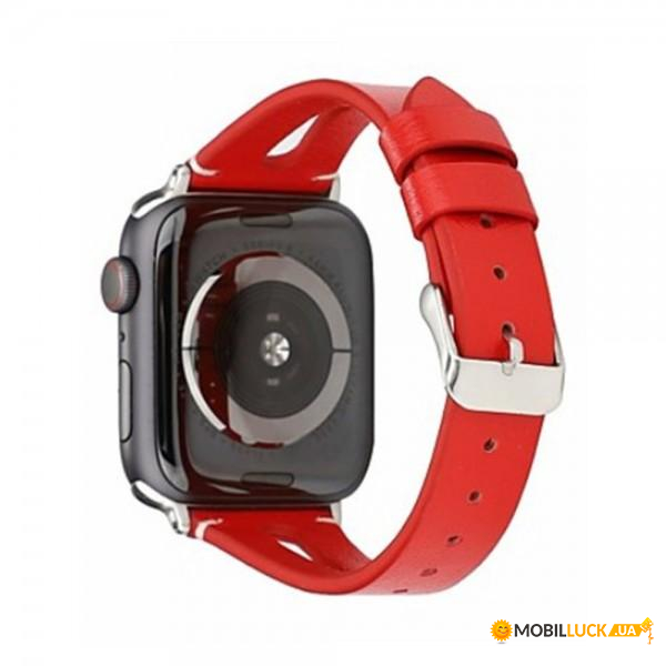  TTech Leather model V Series  Apple Watch 42 mm/44 mm Red (BS-000066659)