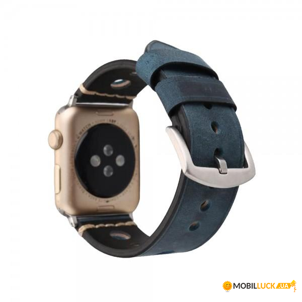  TTech Leather Ancient Series  Apple Watch 38 mm/40 mm Dark Blue (BS-000066667)