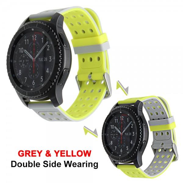  TTech Double Color Series  Samsung Gear S3 Gray &; Yellow (BS-000058424)