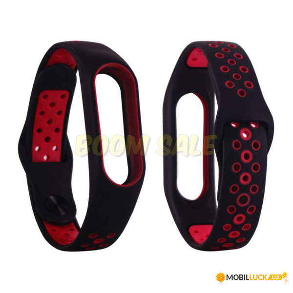  TTech Nike Design Series  Xiaomi Mi Band 2 Black &; Red