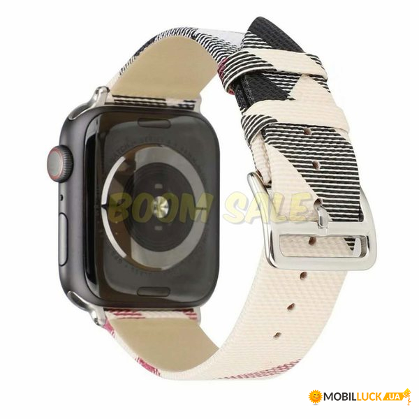  TTech Leather Colors Grid Series  Apple Watch 42 mm/44 mm White