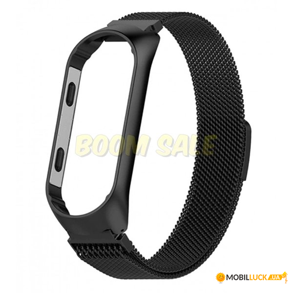  TTech Milanese Steel Loop Series  Xiaomi Mi Band 4 Black