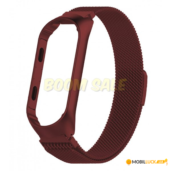  TTech Milanese Steel Loop Series  Xiaomi Mi Band 4 Red