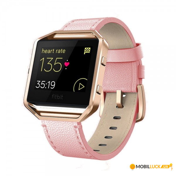  TTech Leather Colourful Series Fitbit Blaze Rose Red (BS-000066637)