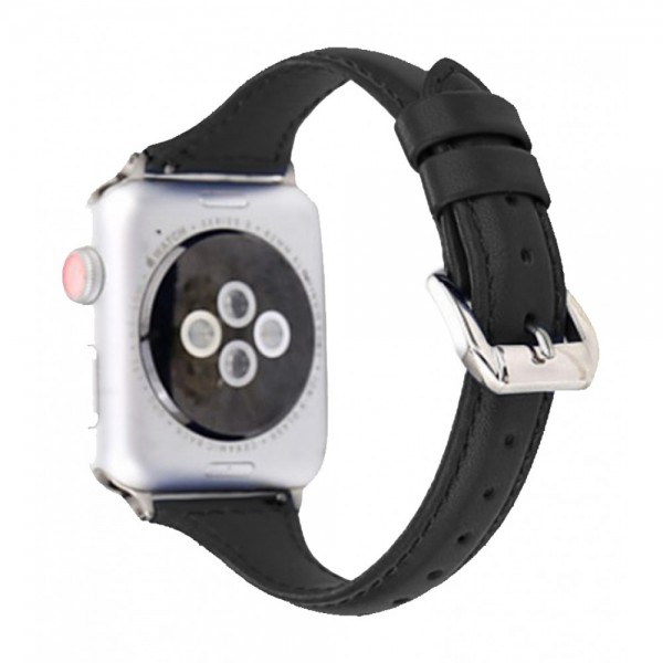  TTech Leather Thin Strap Series  Apple Watch 38 mm/40 mm Black (BS-000066648)