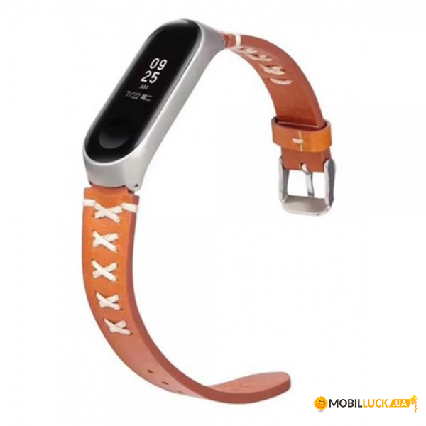  TTech XX Leather Series  Xiaomi Mi Band 4 Black Brown (BS-000067036)