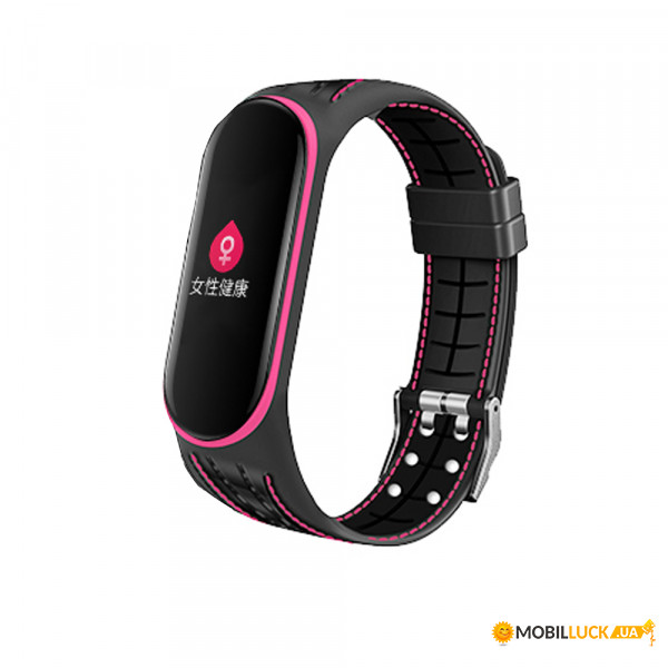  Lattice Style BeCover  Xiaomi Mi Smart Band 5 Pink (705163)