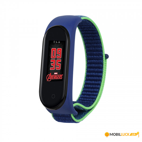  Nylon Style BeCover  Xiaomi Mi Smart Band 5 Blue-Green (705418)