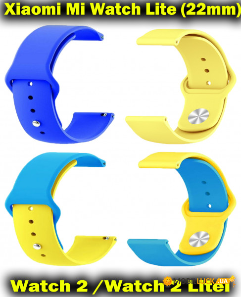   Ukrainian Freedom BeCover  Xiaomi Mi Watch Lite (22mm)/Watch 2 /Watch 2 Litei Yellow- Blue (707829)