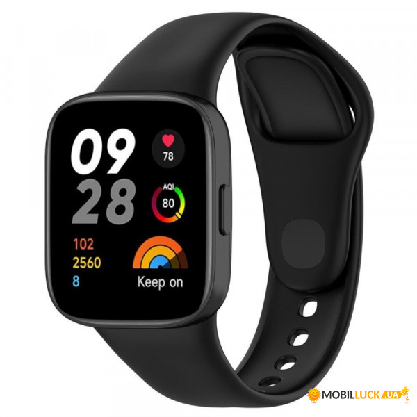   BeCover Xiaomi Redmi Watch 3 Black (710962)