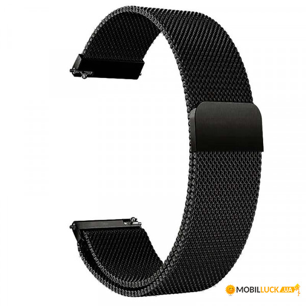  Epik Milanese Loop Smart Watch 20mm Black Epik