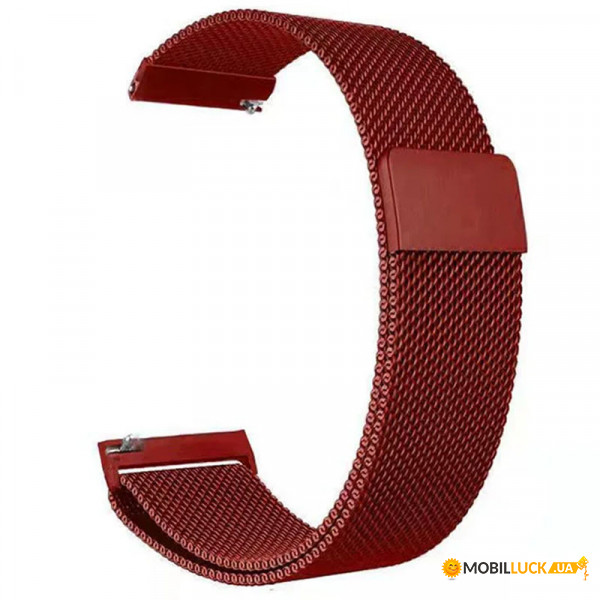  Epik Milanese Loop Smart Watch 20mm Red Epik