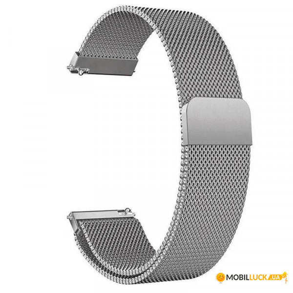  Epik Milanese Loop Smart Watch 20mm Silver Epik