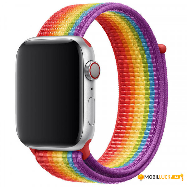  Epik Nylon Apple watch 42mm/44mm  / Rainbow