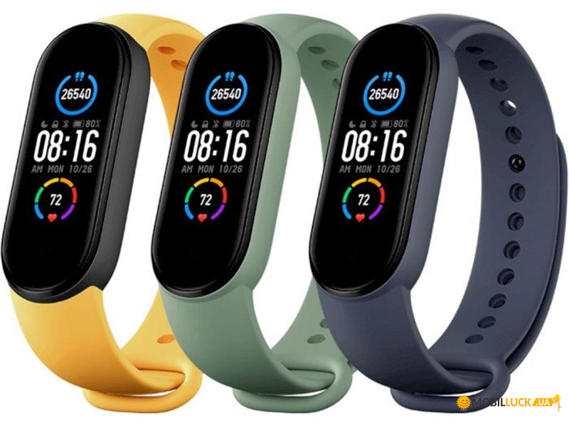  Xiaomi   Xiaomi Mi Smart Band 5 Blue/Yellow/Mint 3 (BHR4640GL)