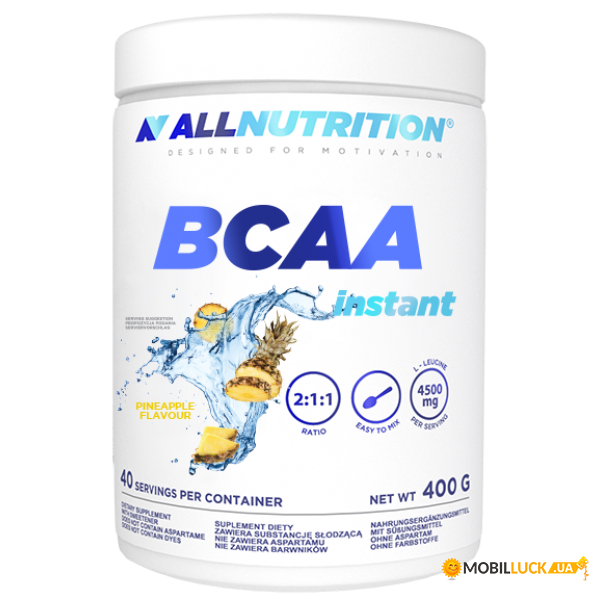  All Nutrition BCAA Instant 400g Pineapple (100-34-3278563-20)