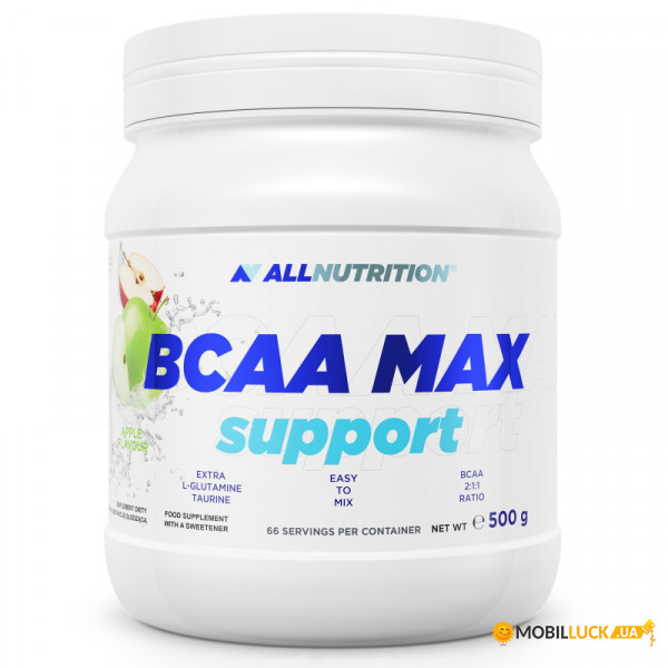  All Nutrition BCAA Max Support 500g Apple 100-95-6809729-20