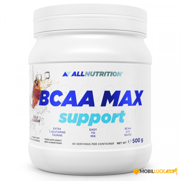  All Nutrition BCAA Max Support 500g Cola 100-15-0385691-20