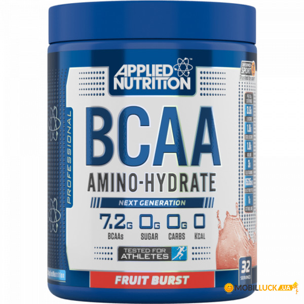  Applied Nutrition Bcaa Amino Hydrate 450g Lemon Lime