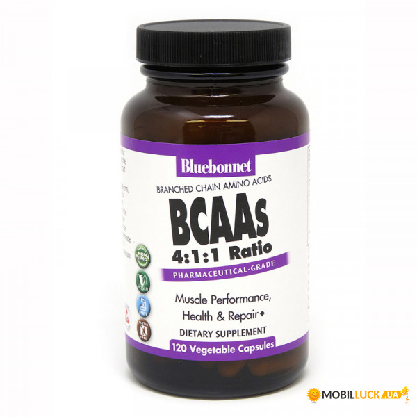  Bluebonnet Nutrition BCAAs 120 