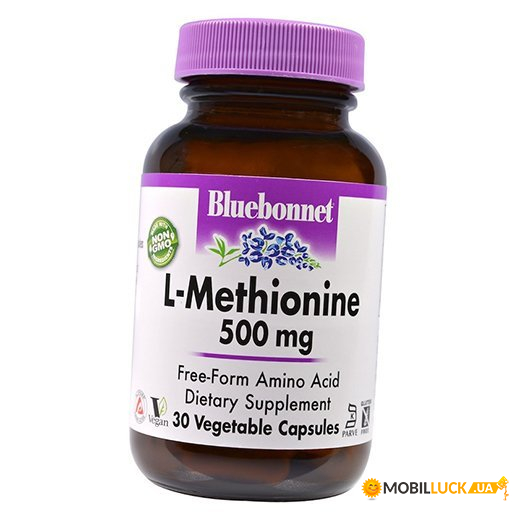  Bluebonnet Nutrition L-Methionine 500 30  (27393005)