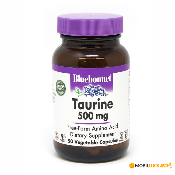  Bluebonnet Nutrition Taurine 500 mg 50  