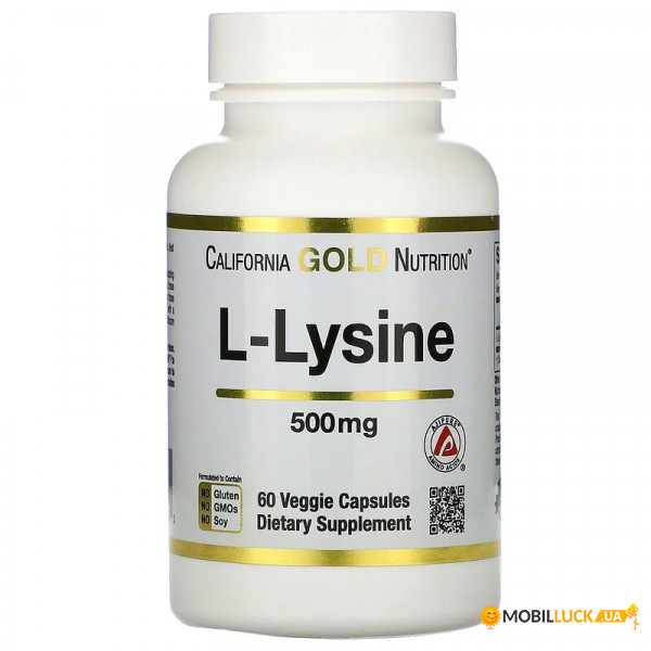  California Gold Nutrition L-Lysine 60  