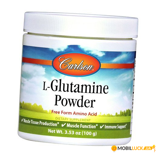  Carlson Labs L-Glutamine Powder 100 (32353002)