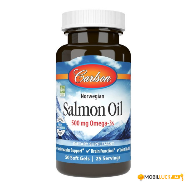   Carlson Labs Salmon Oil 50  