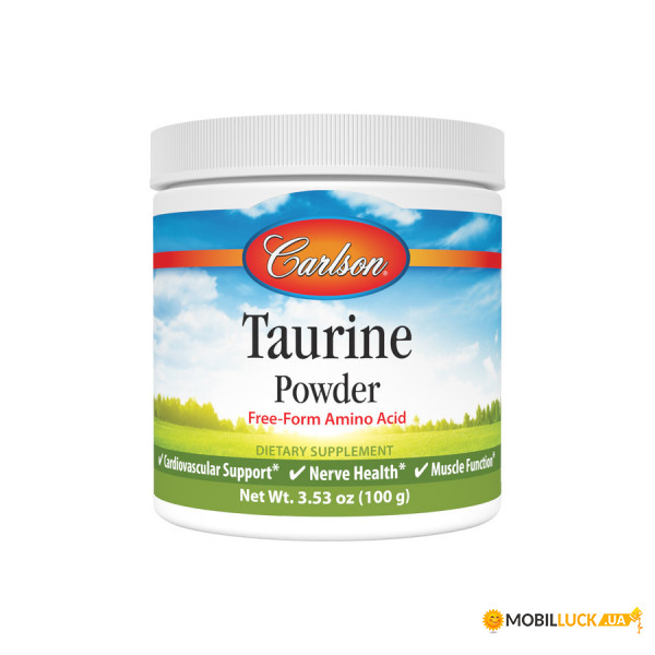  Carlson Labs Taurine Powder 100  