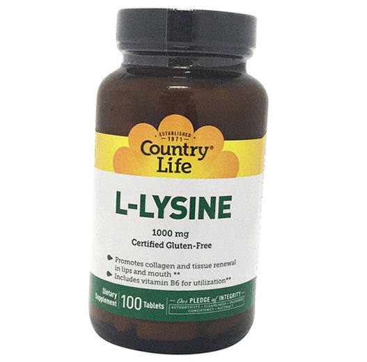  Country Life L-Lysine 1000 100 