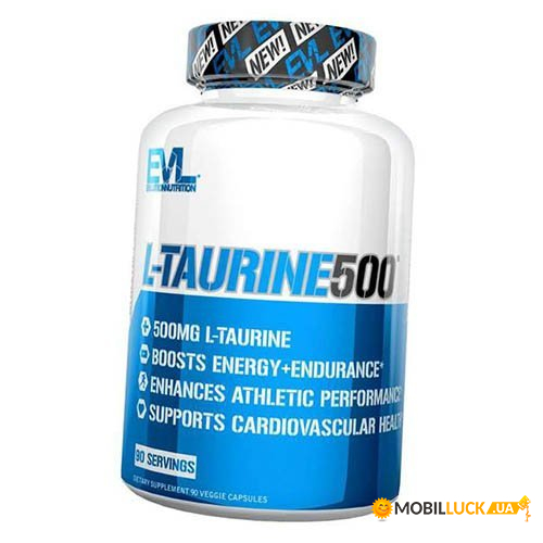  Evlution Nutrition L-Taurine 500 90 (27385004)