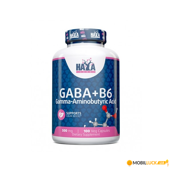  Haya Labs Gaba + B6 100 